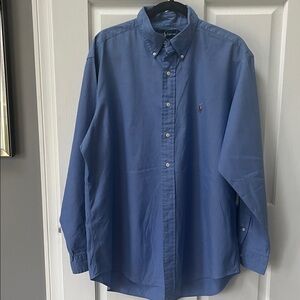 Ralph Lauren men’s Yarmouth blue shirt 16.5” / 35 sleeve